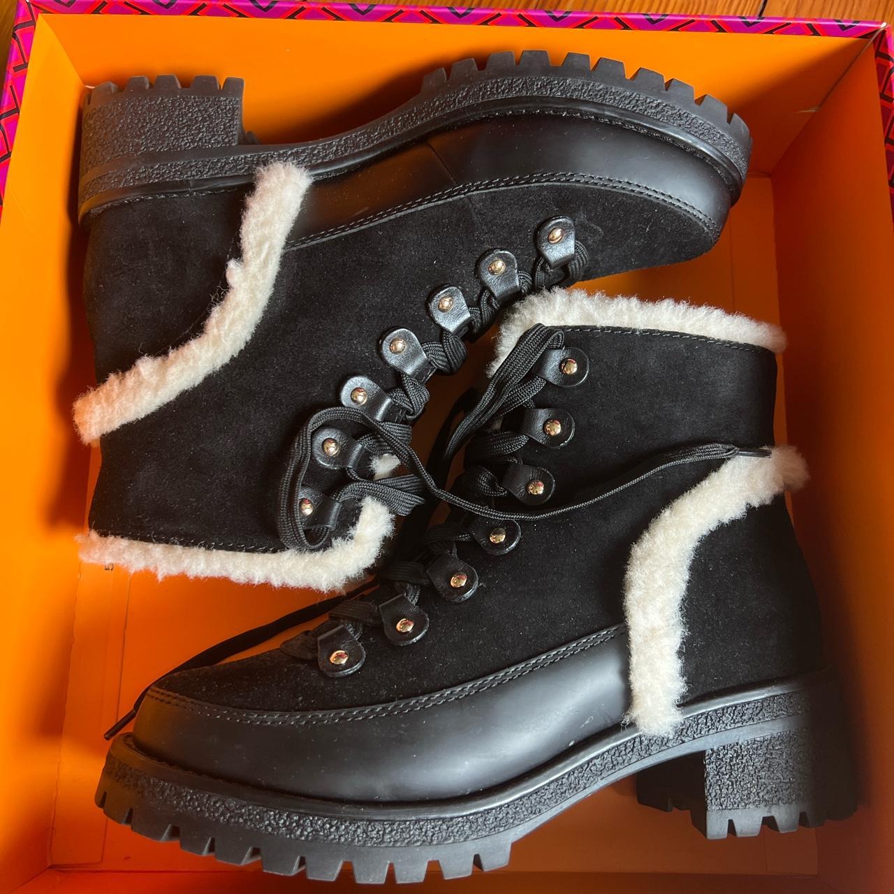 Tory burch shearling clearance boots