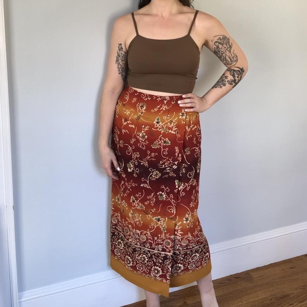 maxi skirt 90s