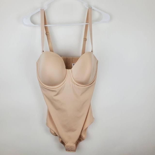 REPOP!! Strapless Nude bra this is listed as size - Depop
