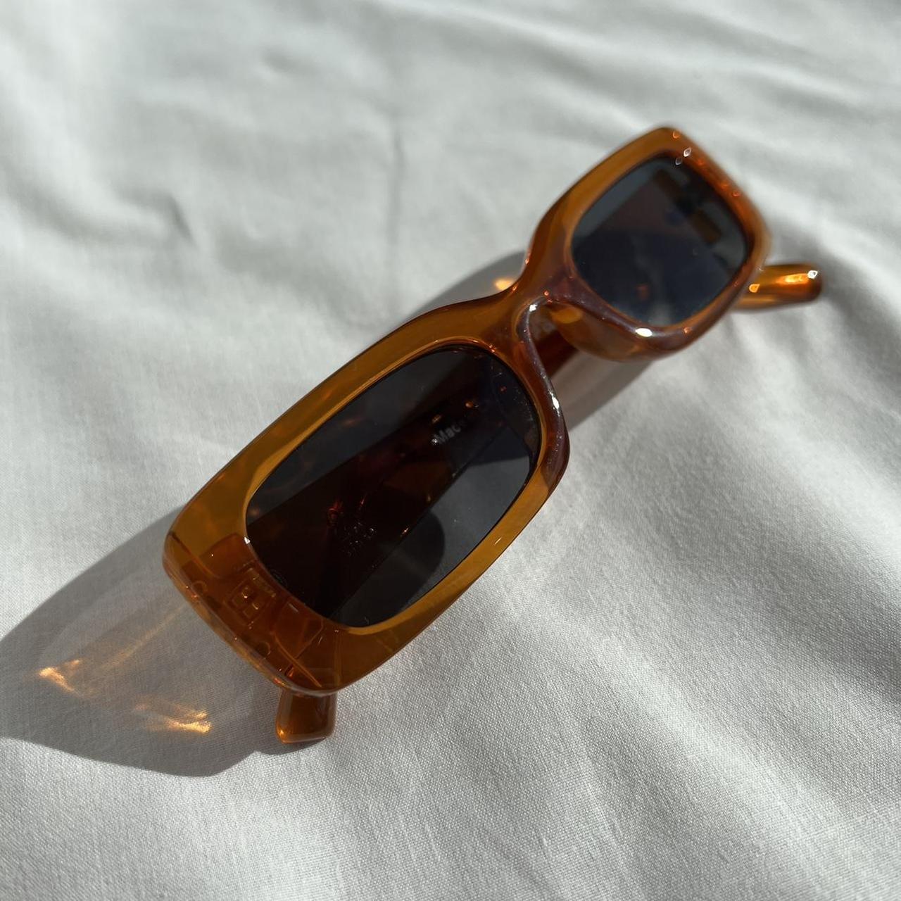 Womens Orange Sunglasses Depop 3479