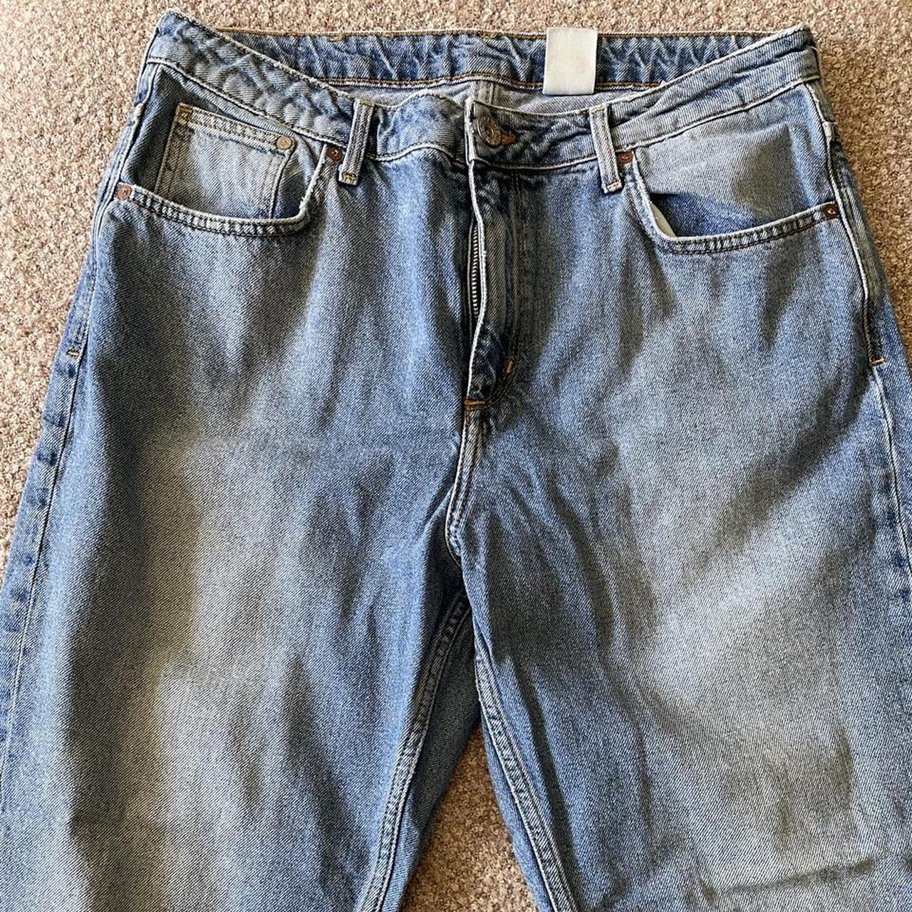 &Denim jeans. Great condition. Mix of dad jean and... - Depop