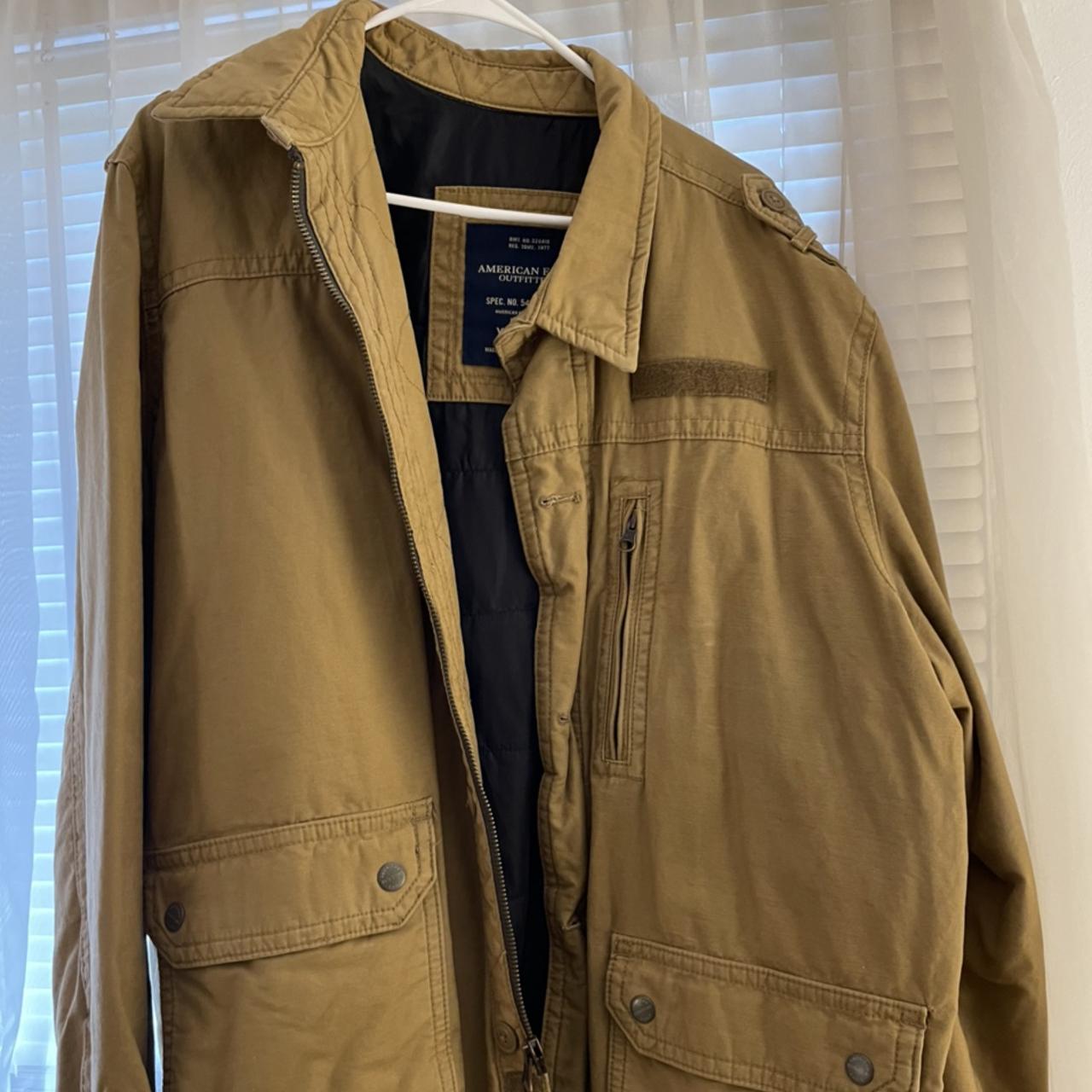 American eagle shop khaki jacket