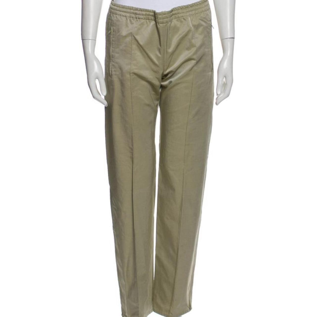Sexy Goldish Greenish Tanish Track Pants Size XS... - Depop