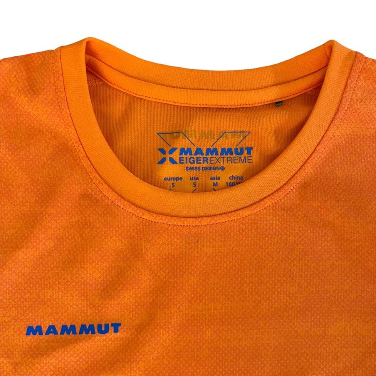 Mammut Women's Orange and Blue Top (2)