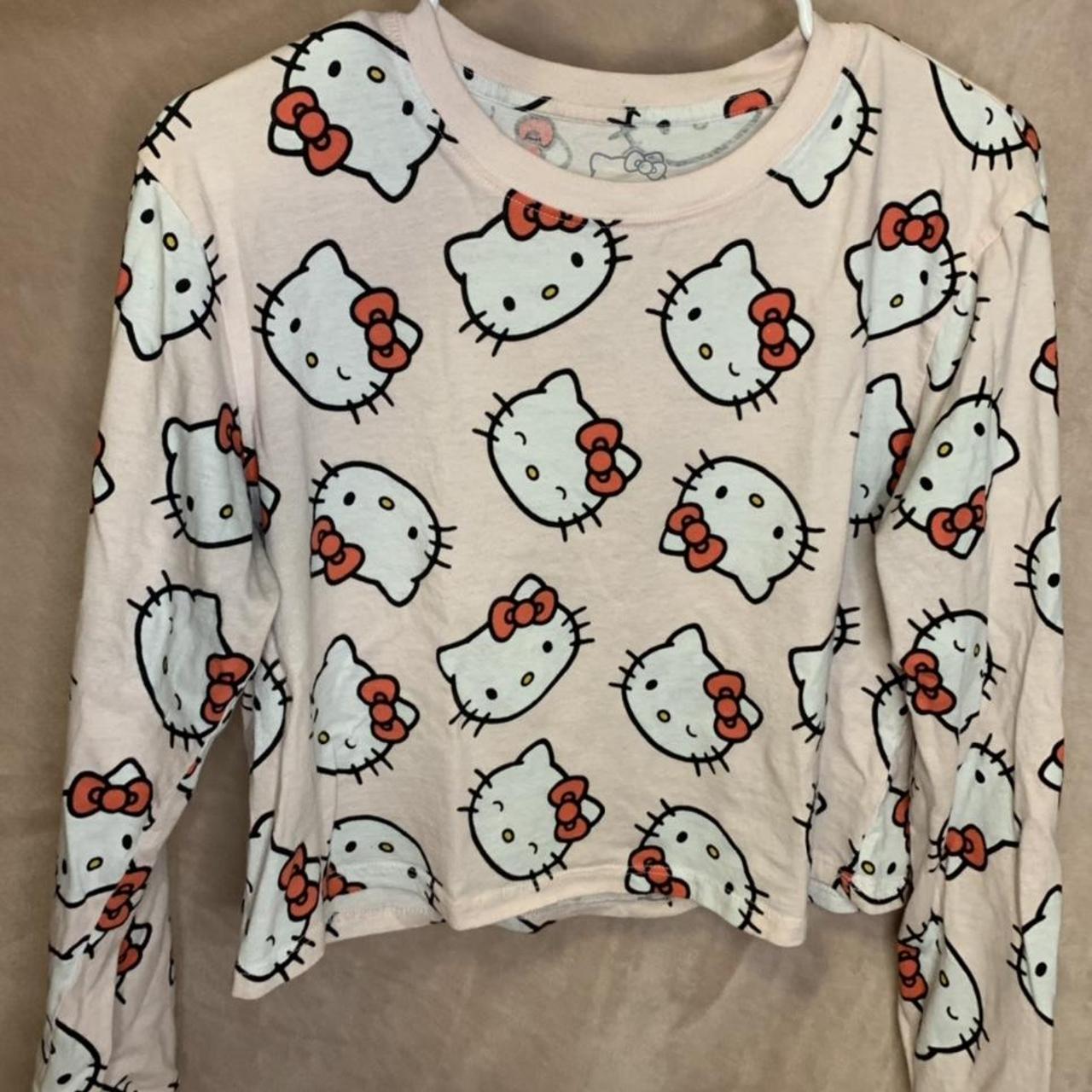 Hello Kitty Women's Crop-top | Depop