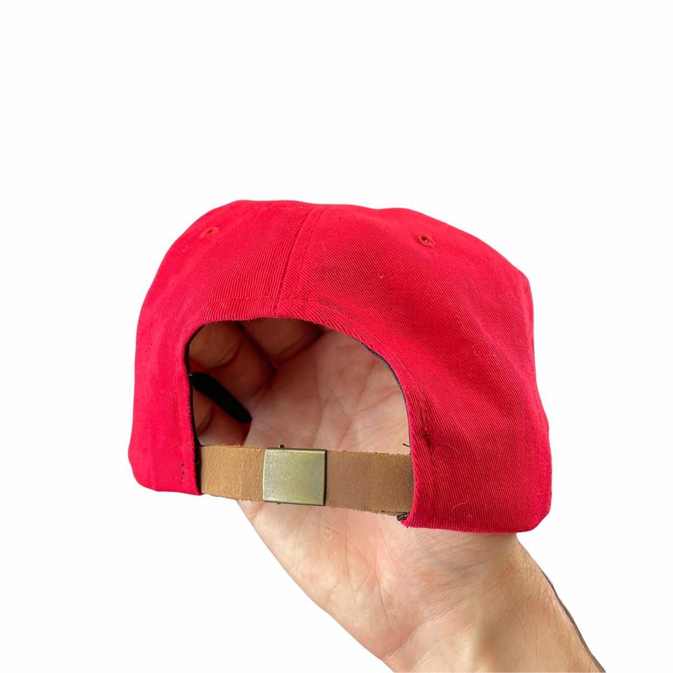 Hysteric Glamour Men's Red Hat | Depop