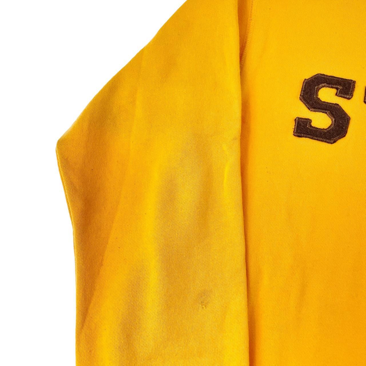 Stüssy Men's Yellow Sweatshirt | Depop