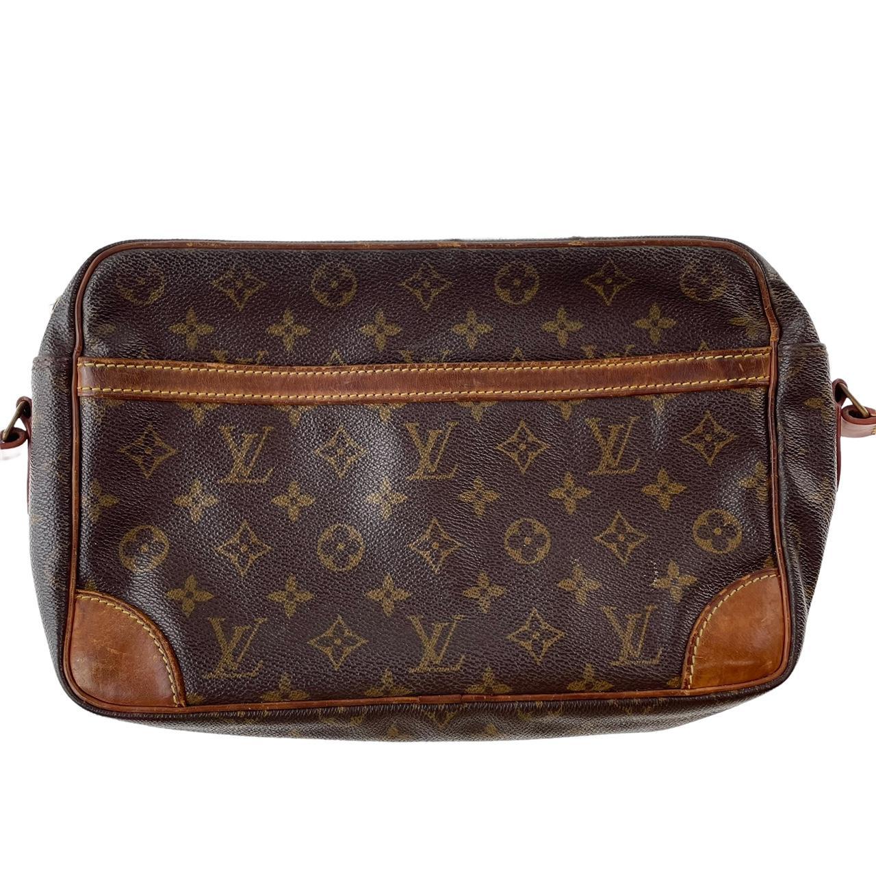 Vintage Louis Vuitton monogram cross body bag... Depop