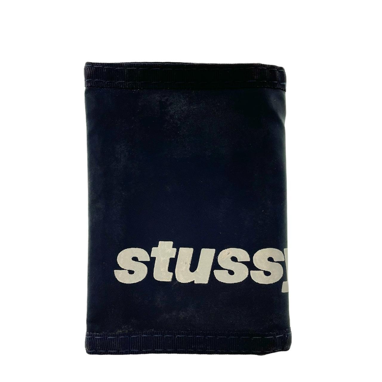 Vintage Stussy sport Velcro wallet... Depop