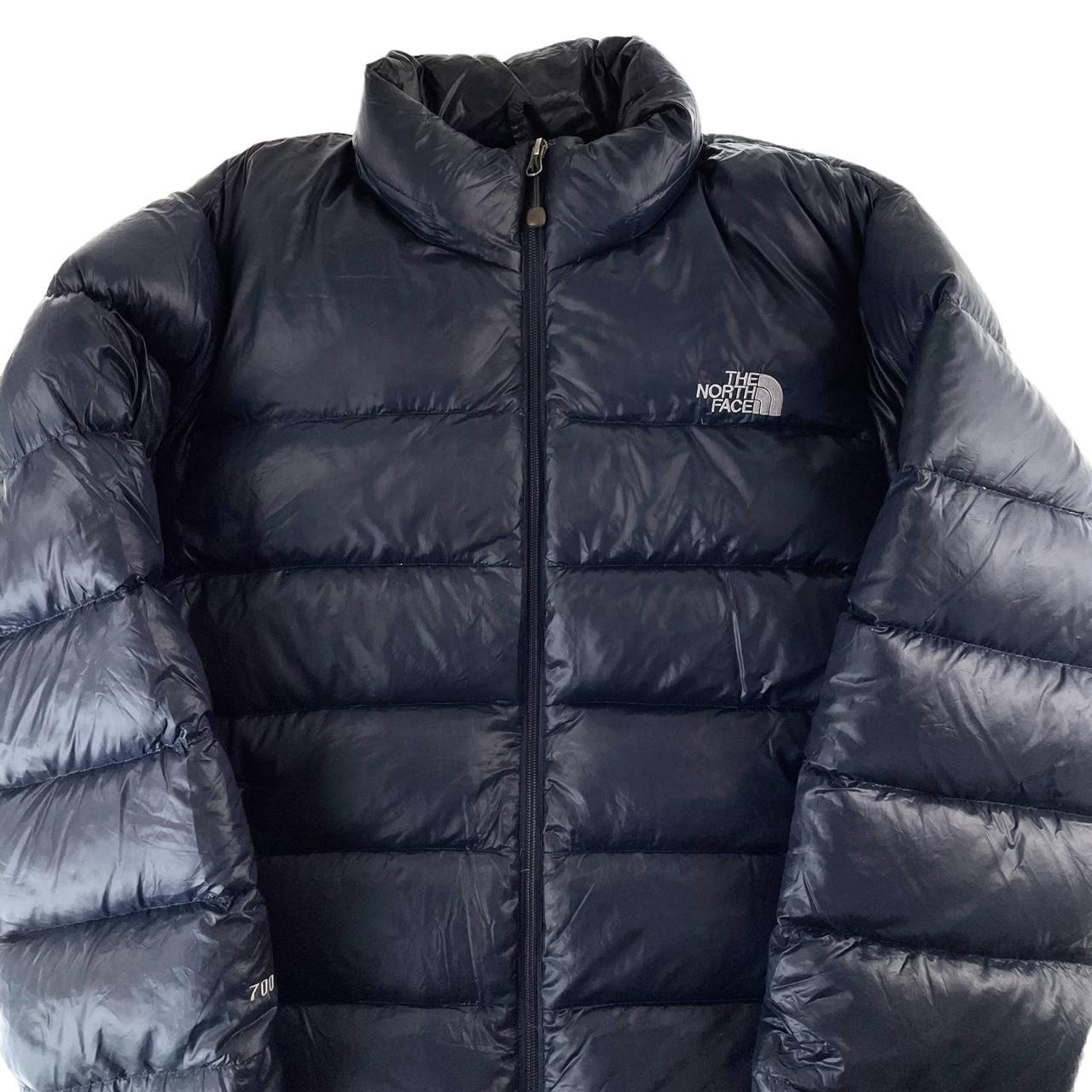 Vintage North Face goose down puffer jacket size... - Depop