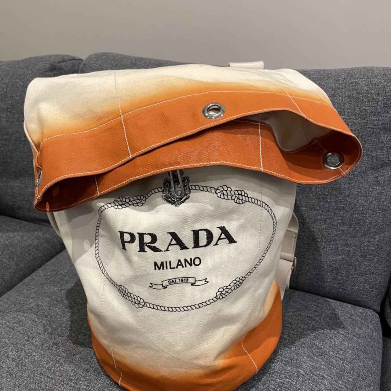 Prada duffle bag - nylon (Large) COLOUR: - Depop