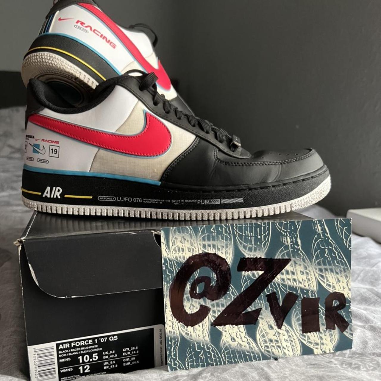 Nike Air Force 1 Low Racing Worn a few times and. Depop