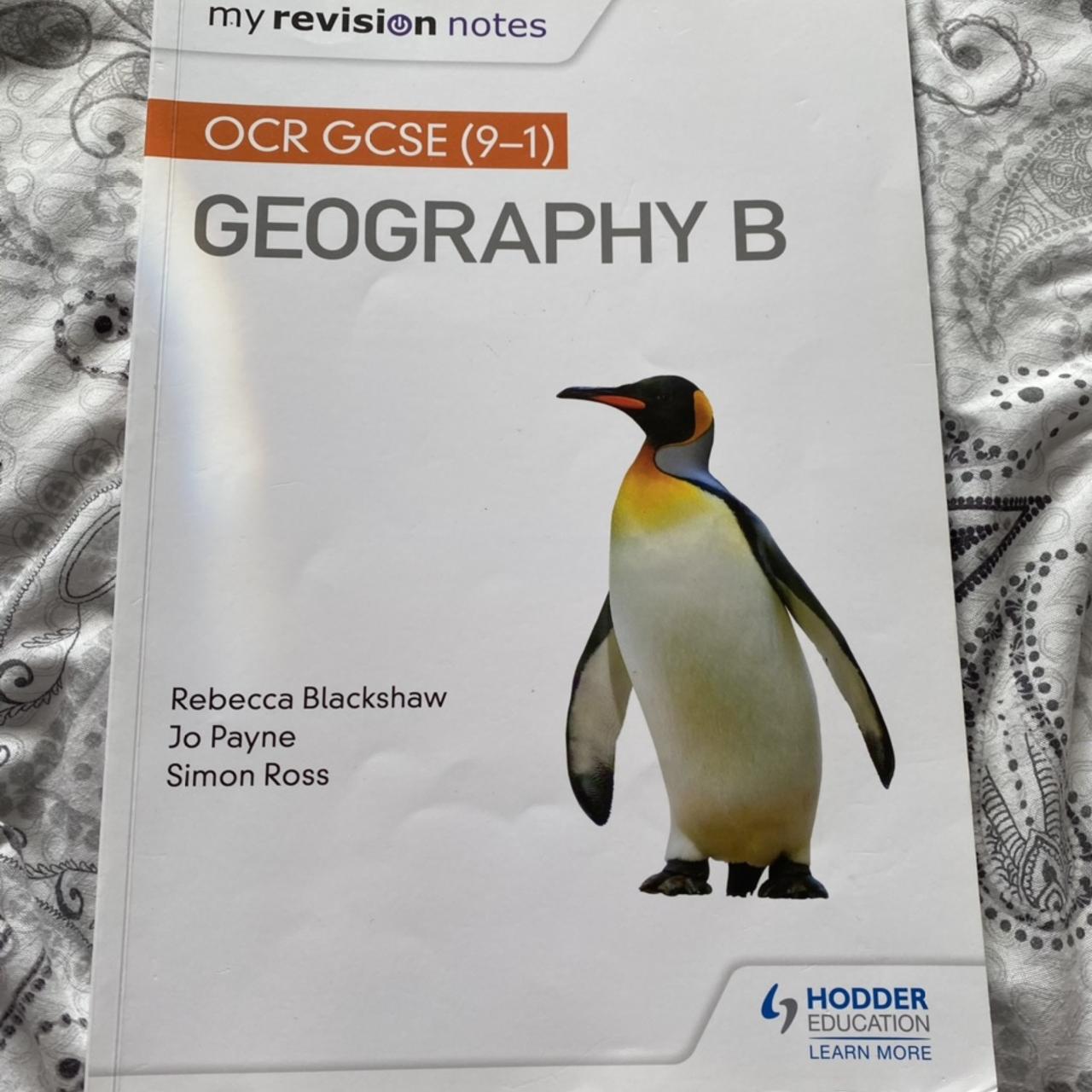 Gcse Geography Ocr B My Revision Notes Revision... - Depop