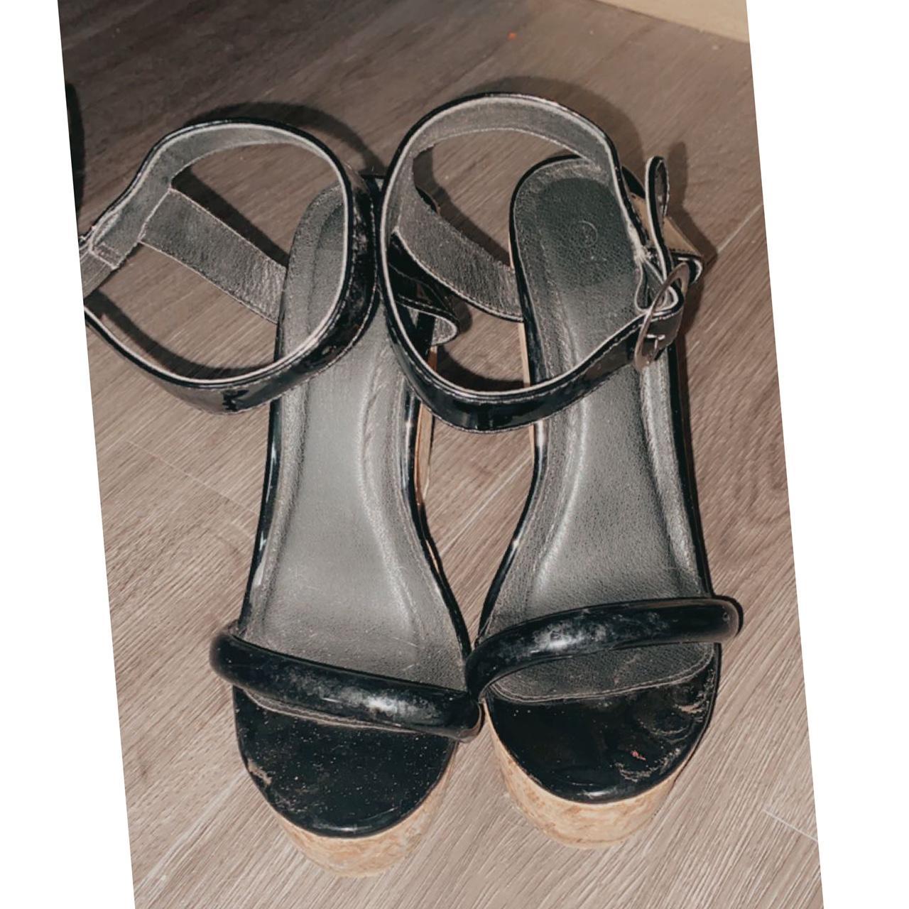 wedges cork heel