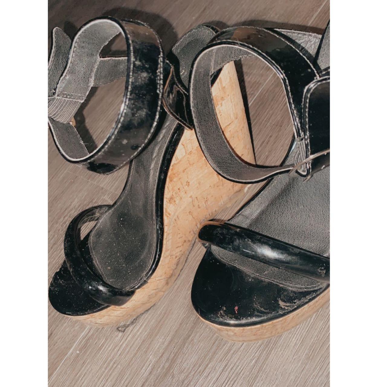 wedges cork heel