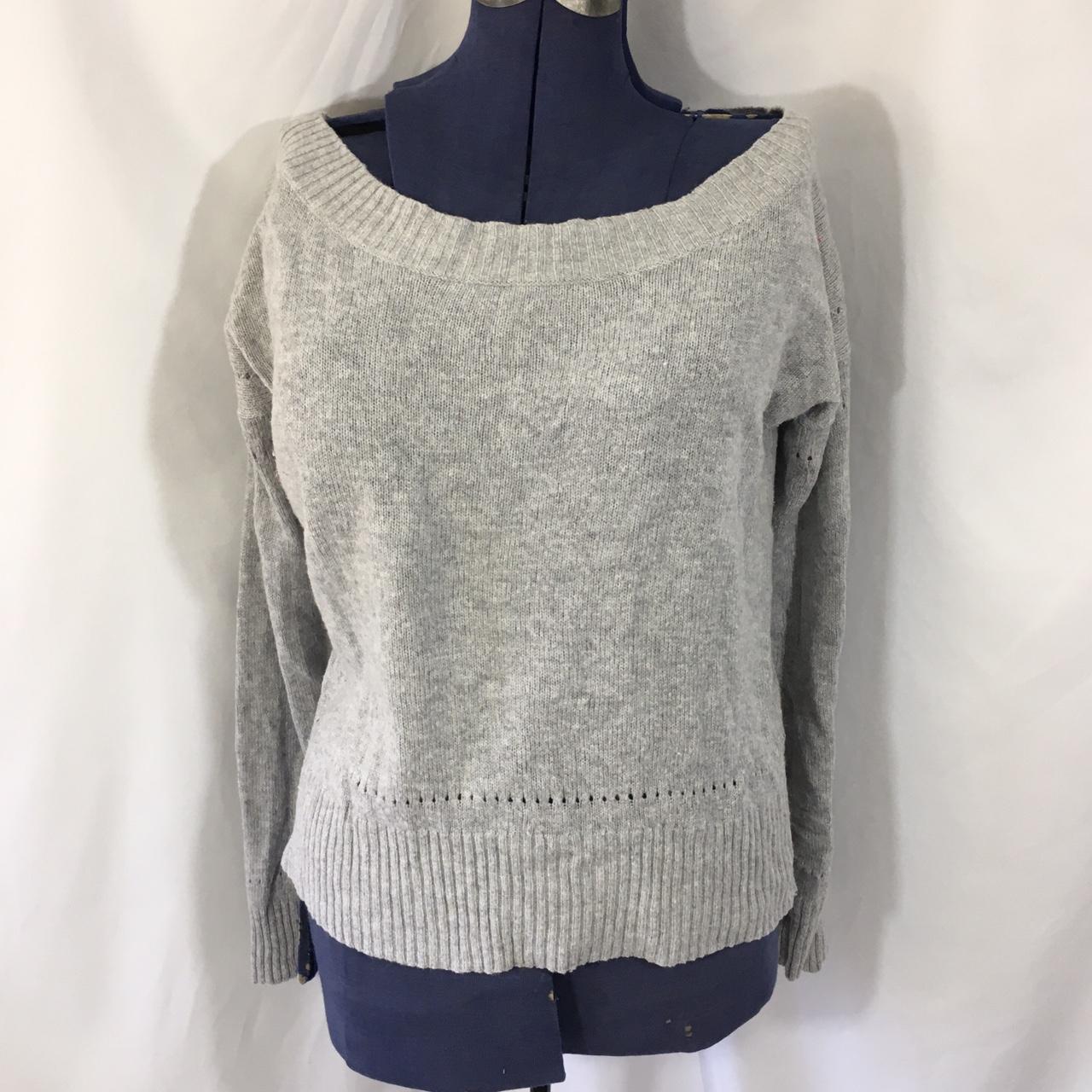 Cute grey American Eagle wool blend sweater. The... - Depop