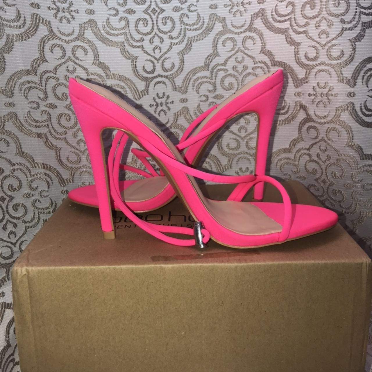 these are brand new hot pink heels purchased from... - Depop