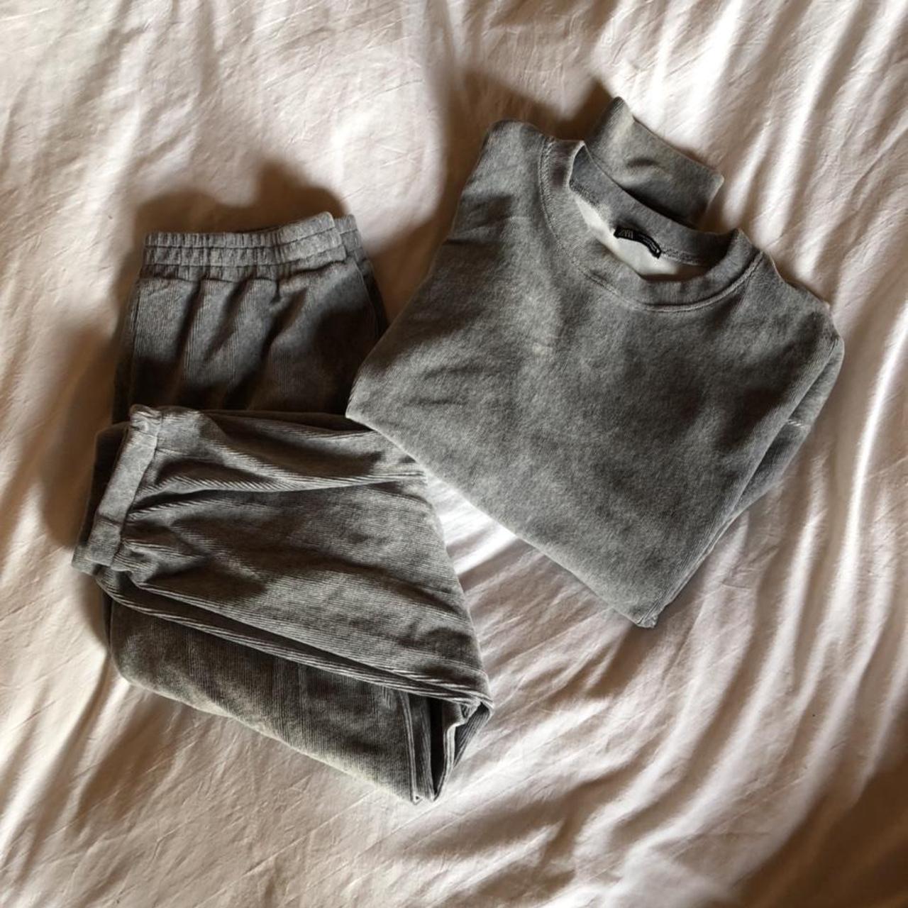 Zara discount grey tracksuit