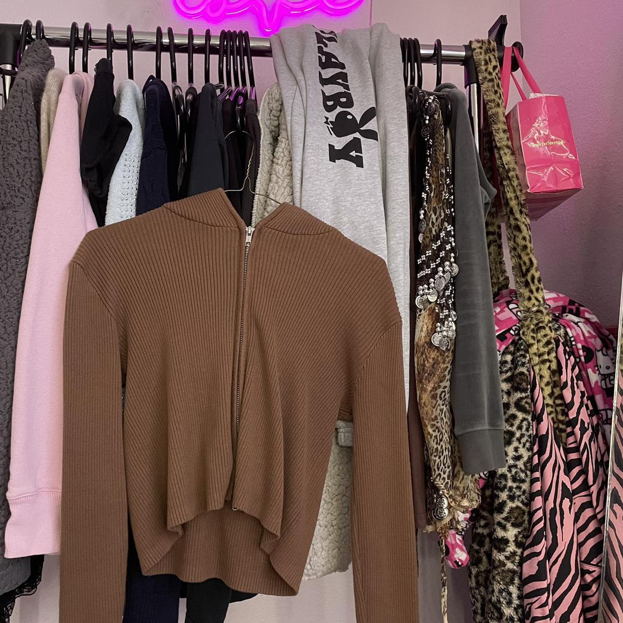brandy melville moletom com capuz brown