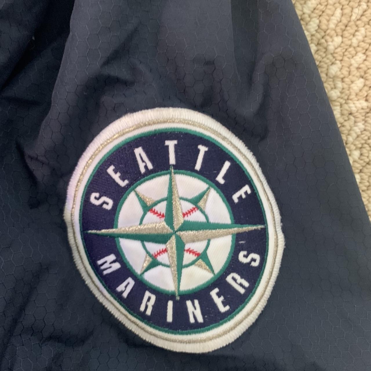 Vintage Authentic Majestic Mariner MLB Jacket This - Depop