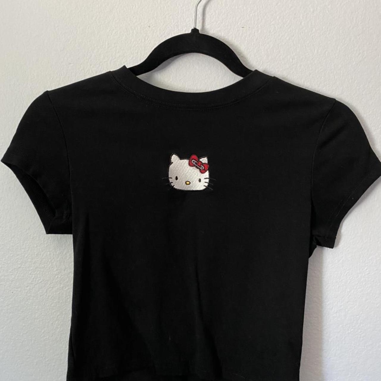 Dollskill x hello kitty sanrio Crop top stretchy... - Depop