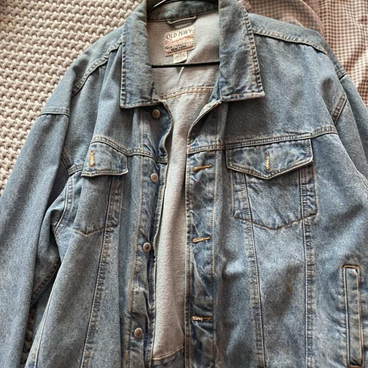 Old Navy Men's Blue Jacket | Depop