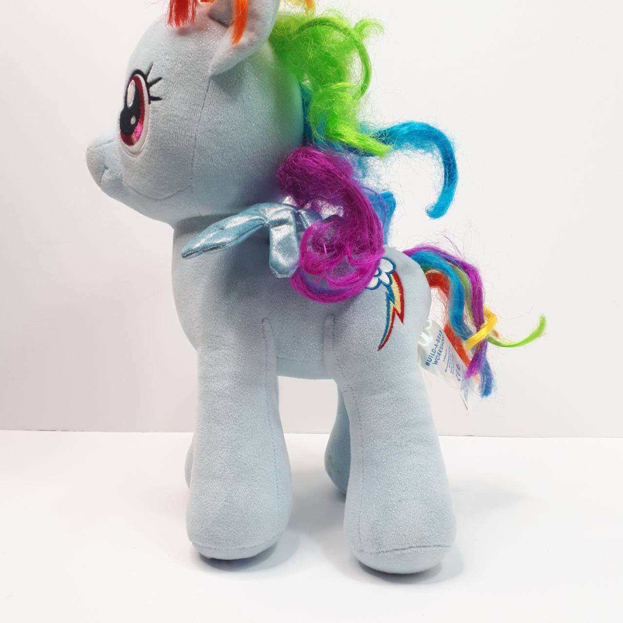 RAINBOW DASH MY LITTLE PONY BUILD A BEAR RARE... - Depop