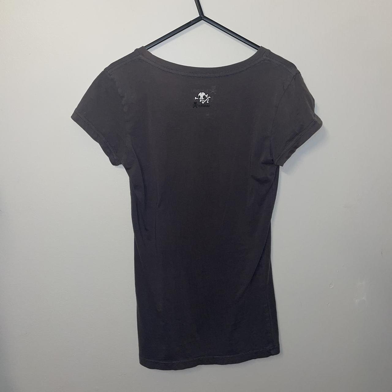 Women's Grey and Purple T-shirt | Depop