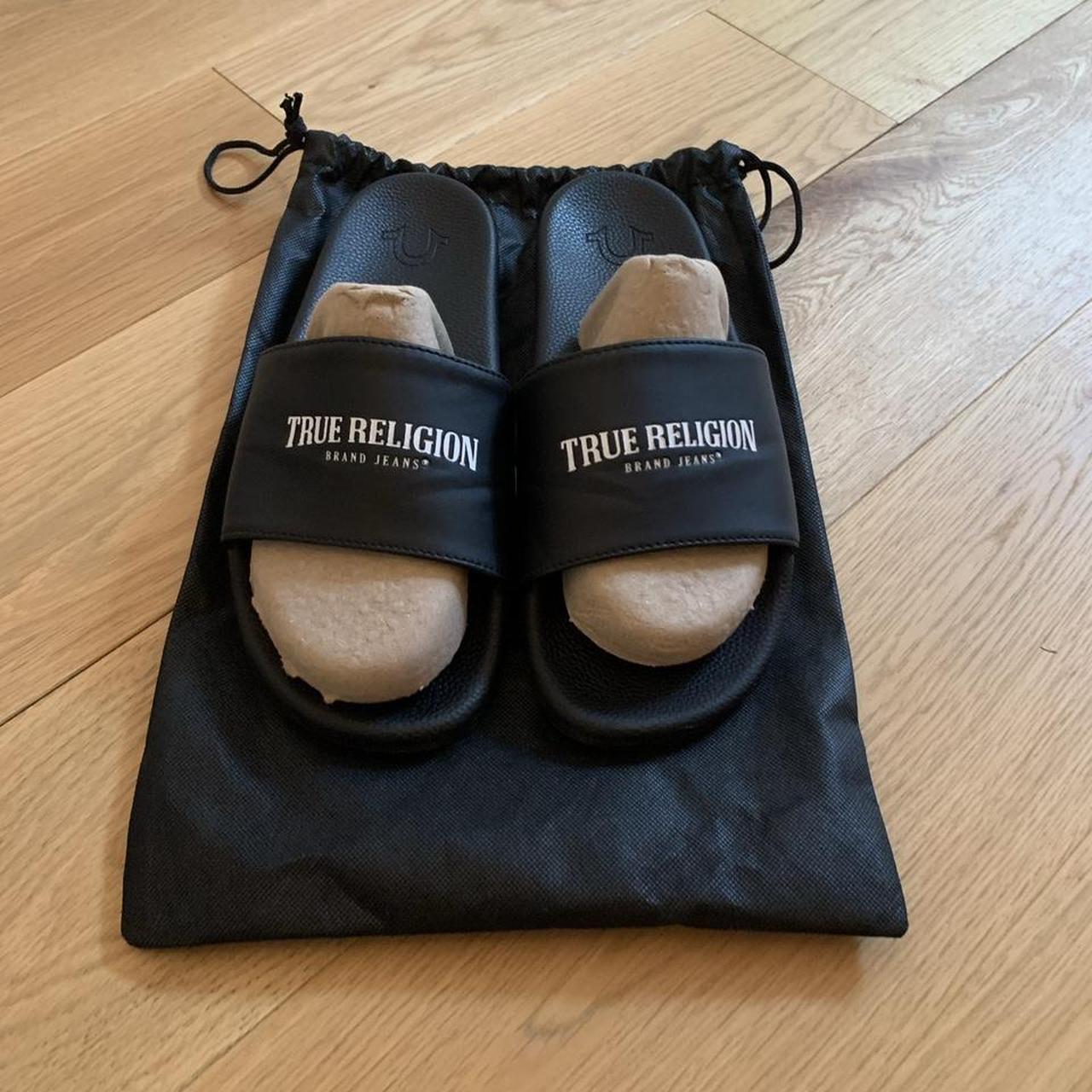 True religion sliders Size 13 come up very small Depop