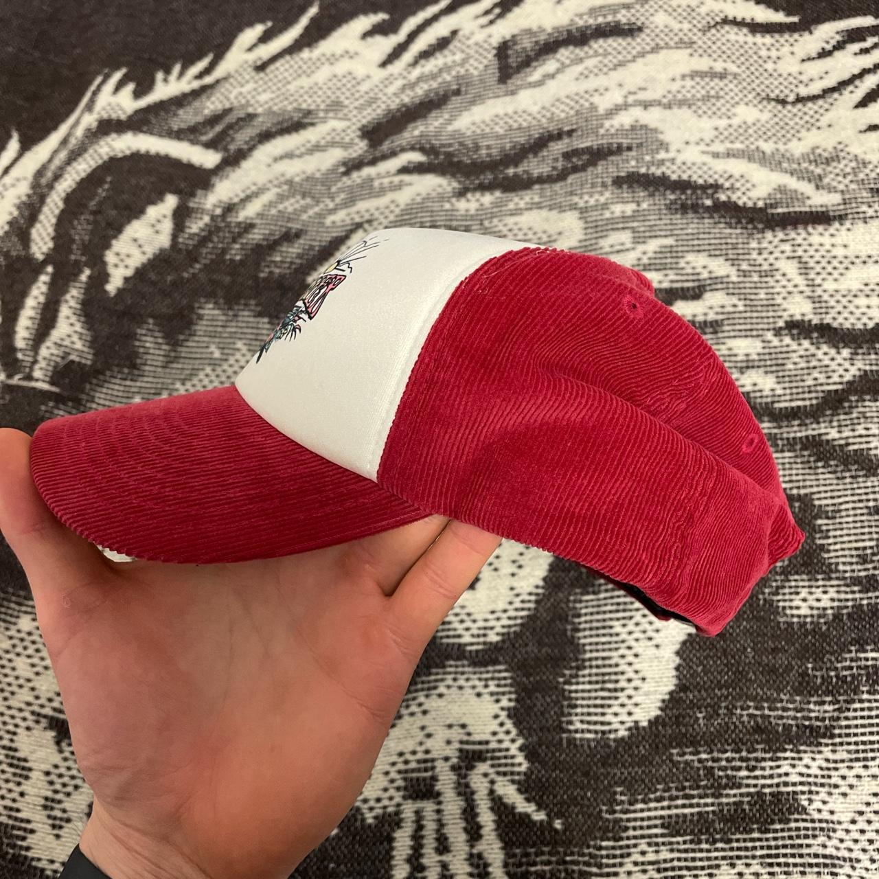 Quiksilver Men's Red and White Hat (2)
