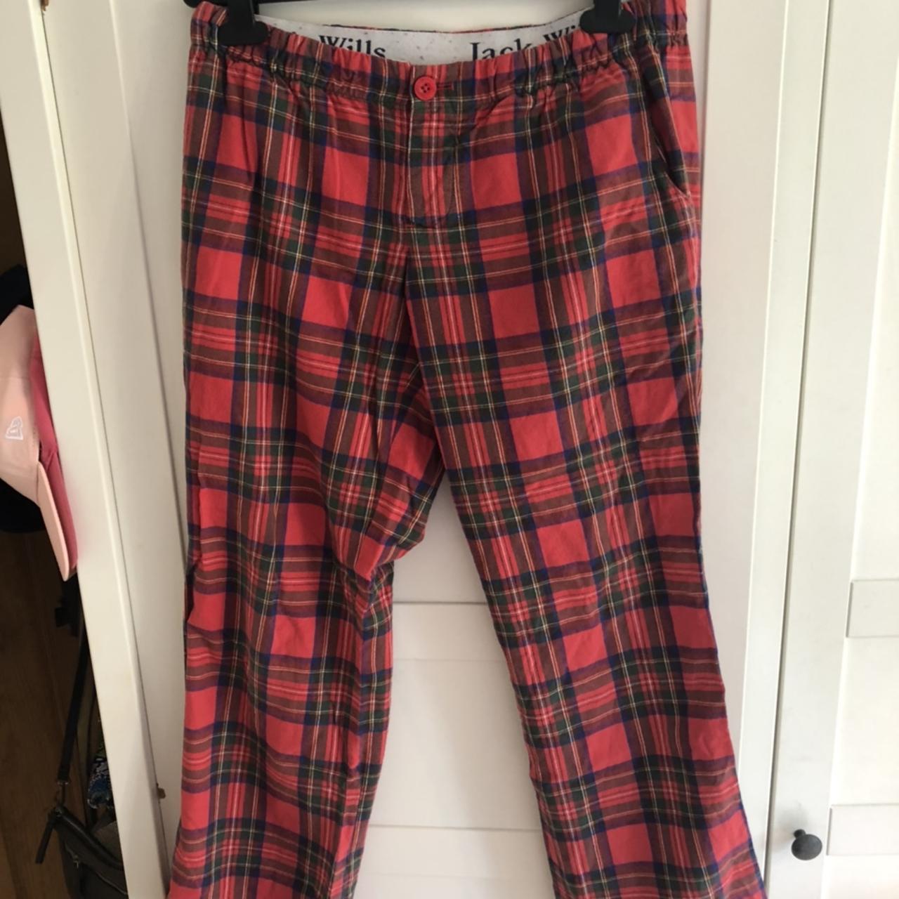 Navy blue jack wills leggings / pj bottoms with - Depop