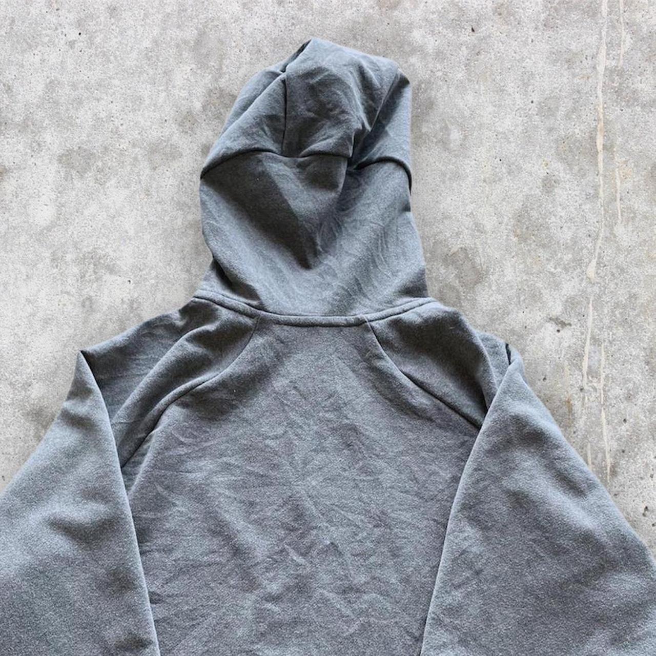 Nike Hoodie Mens Nike Vintage Hoodie. Grey and... - Depop