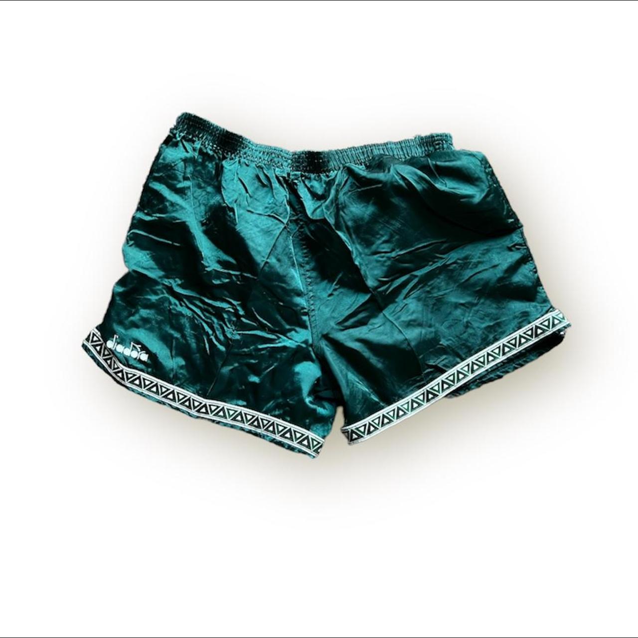 Vintage 80s 90s Diadora soccer shorts made in USA.... Depop