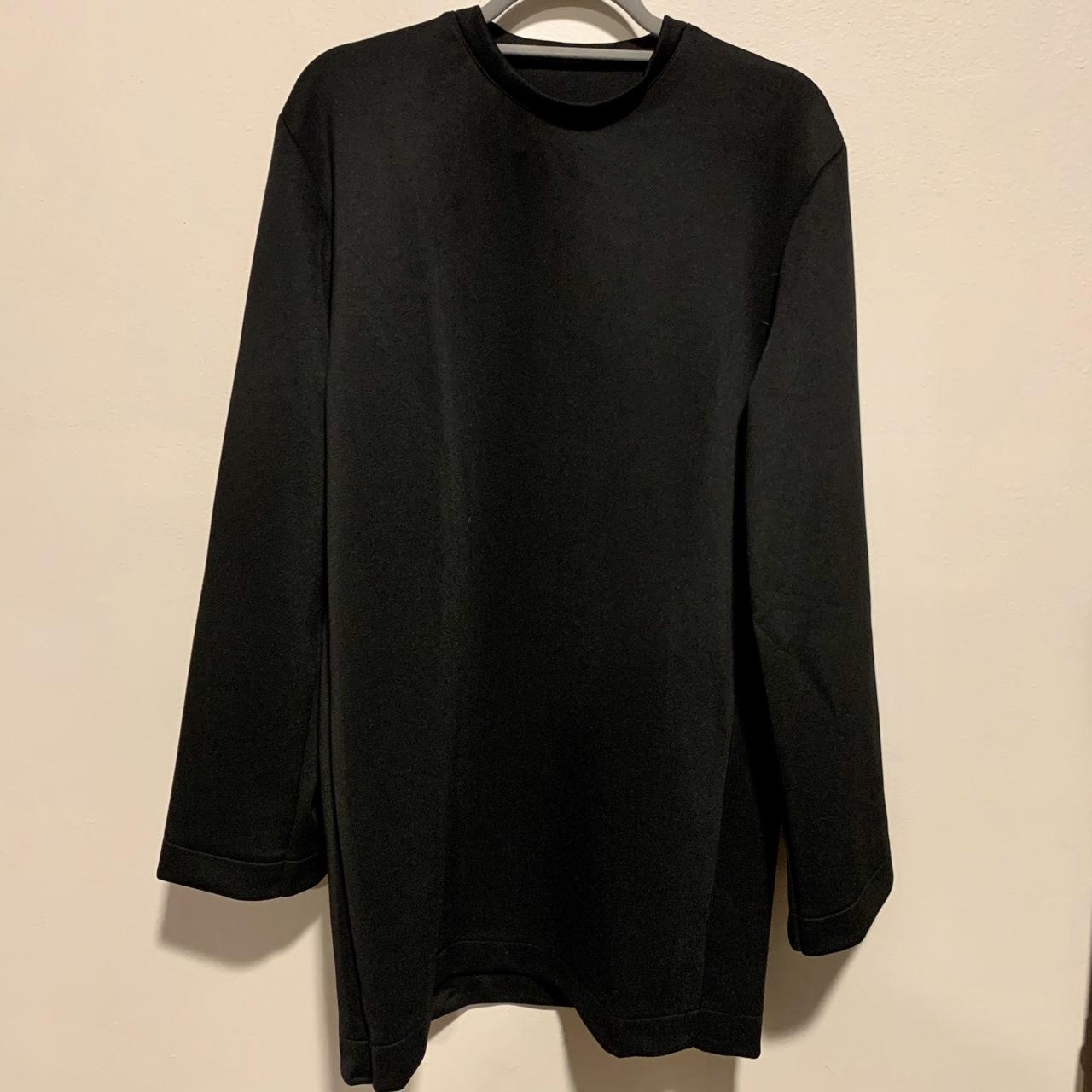 long scuba long sleeves t-shirt oversized black... - Depop