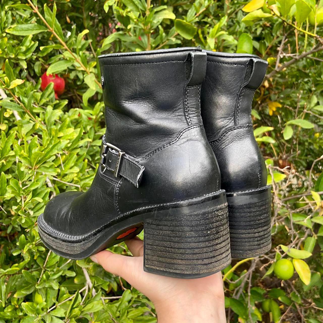 harley davidson platform boots