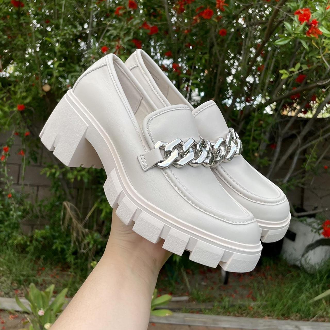 y2k chunky platform loafers by Madden Girl x Steve... - Depop