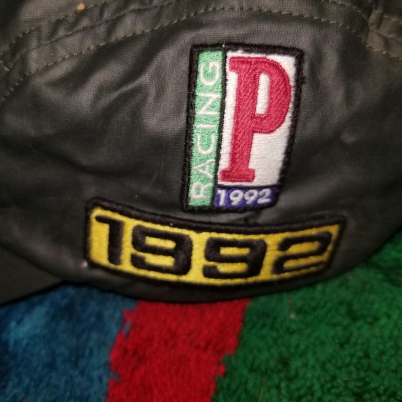 VINTAGE POLO RALPH LAUREN P RACING CAP HAT 1992 SUPREME