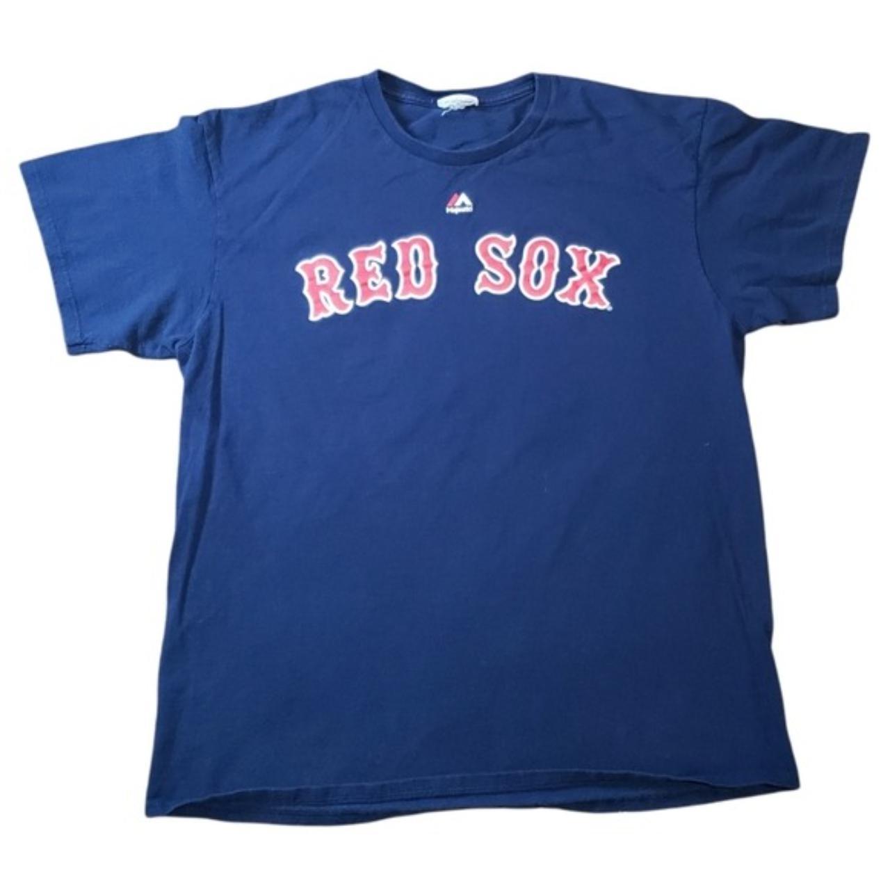 Boston Red Sox Shirt Navy Blue 1B/OF Hanley Ramirez - Depop