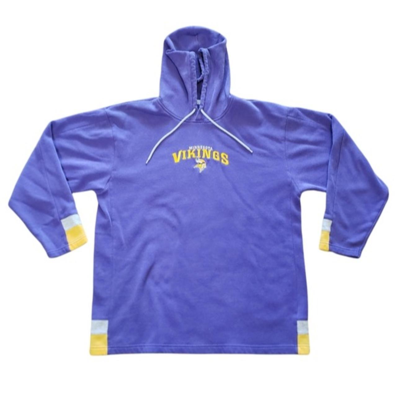 Purple Minnesota Vikings spellout hoodie! This is so - Depop