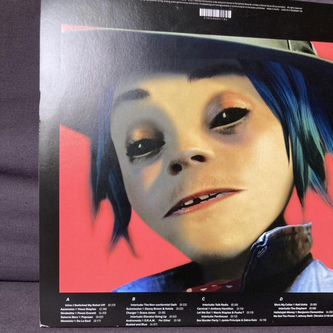 Gorillaz Humanz Double Disc Lp Vinyl, 2x Black 12”... - Depop