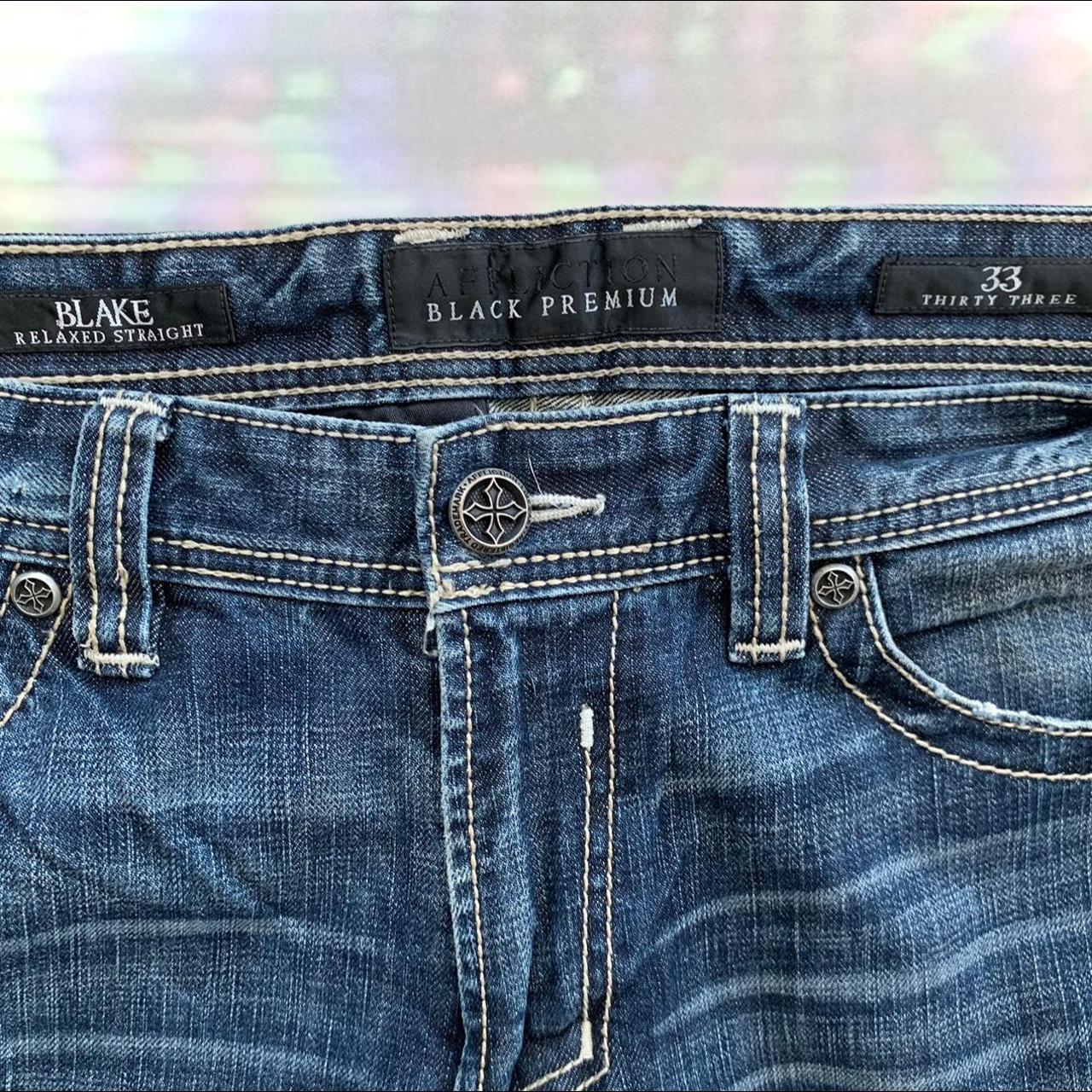 2000s AFFLICTION JeansNMen’s Distressed 2000s... Depop