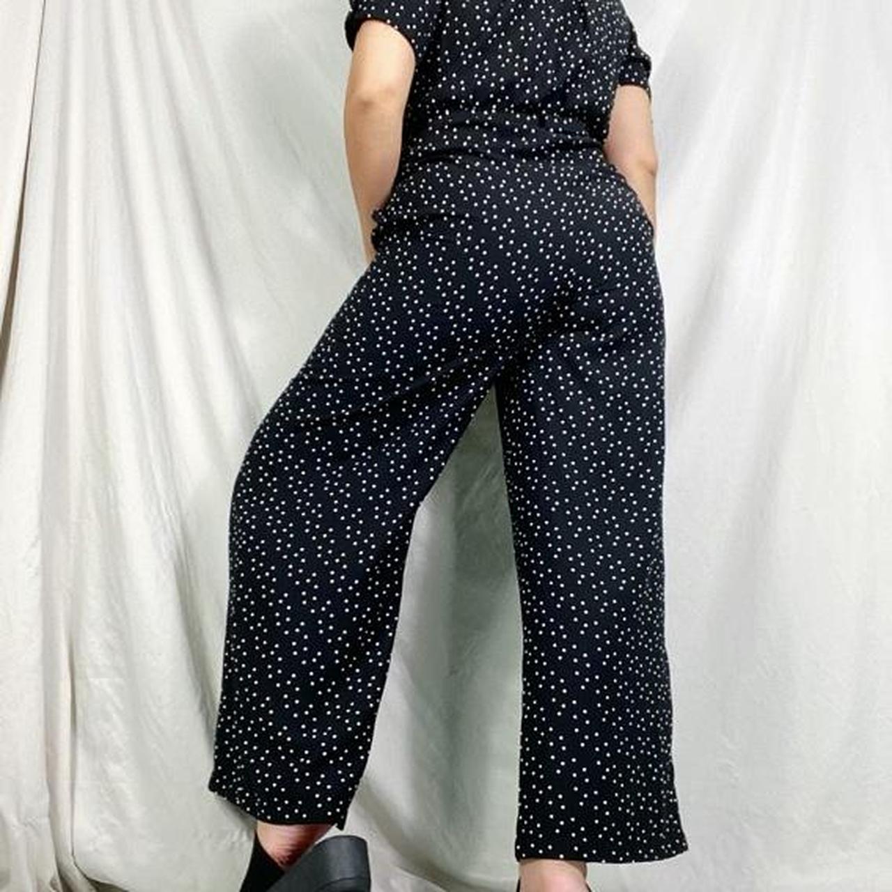 Max studio polka dot hot sale jumpsuit