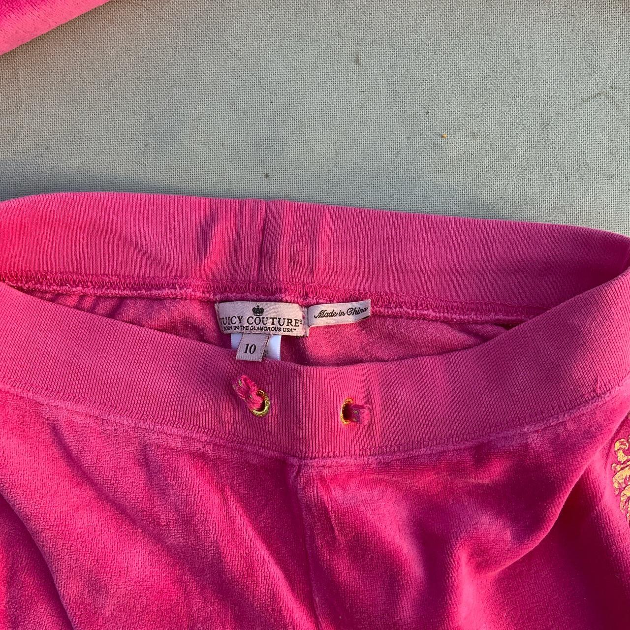 BUY NOW!!! hot pink velour juicy couture tracksuit - Depop