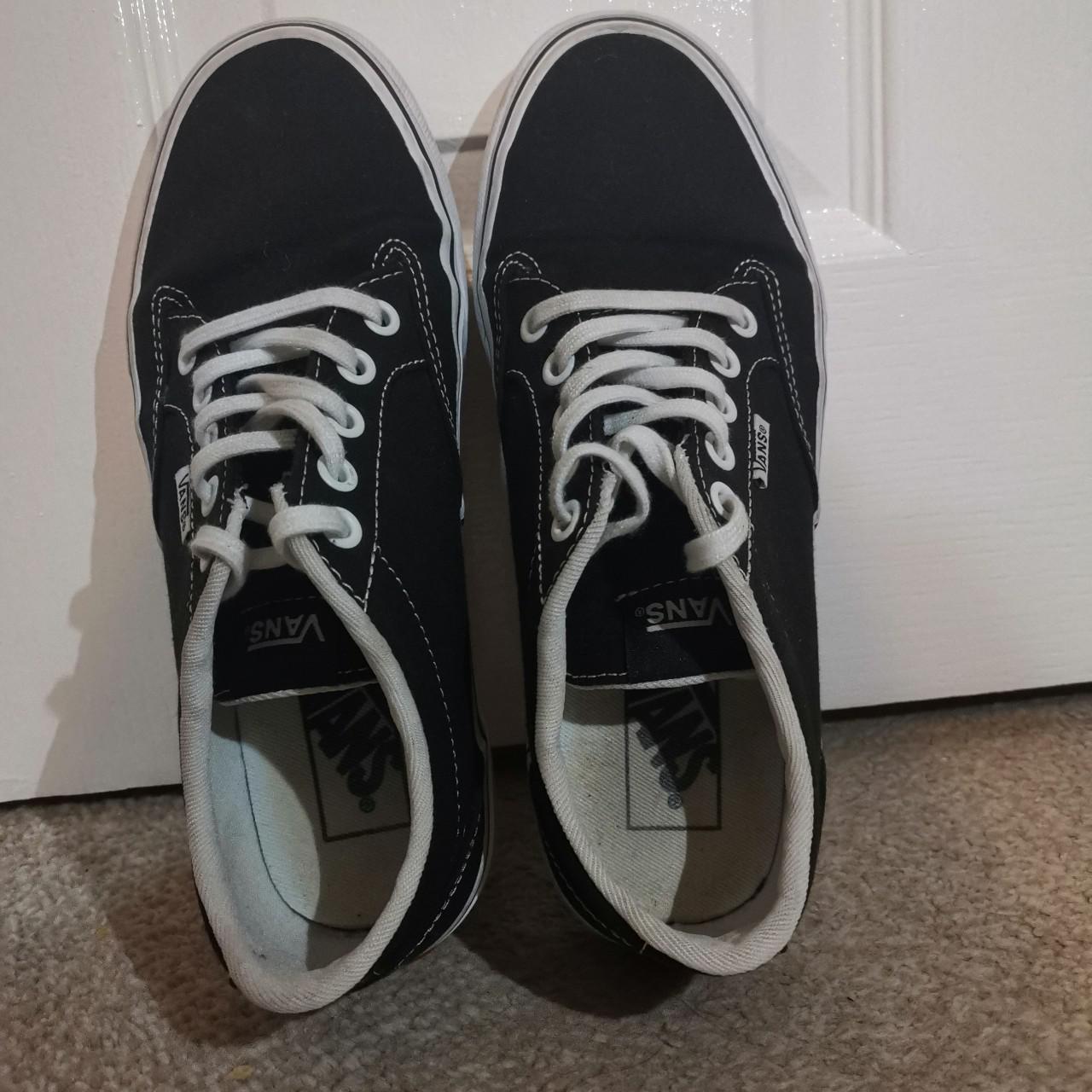 size 4.5 black vans