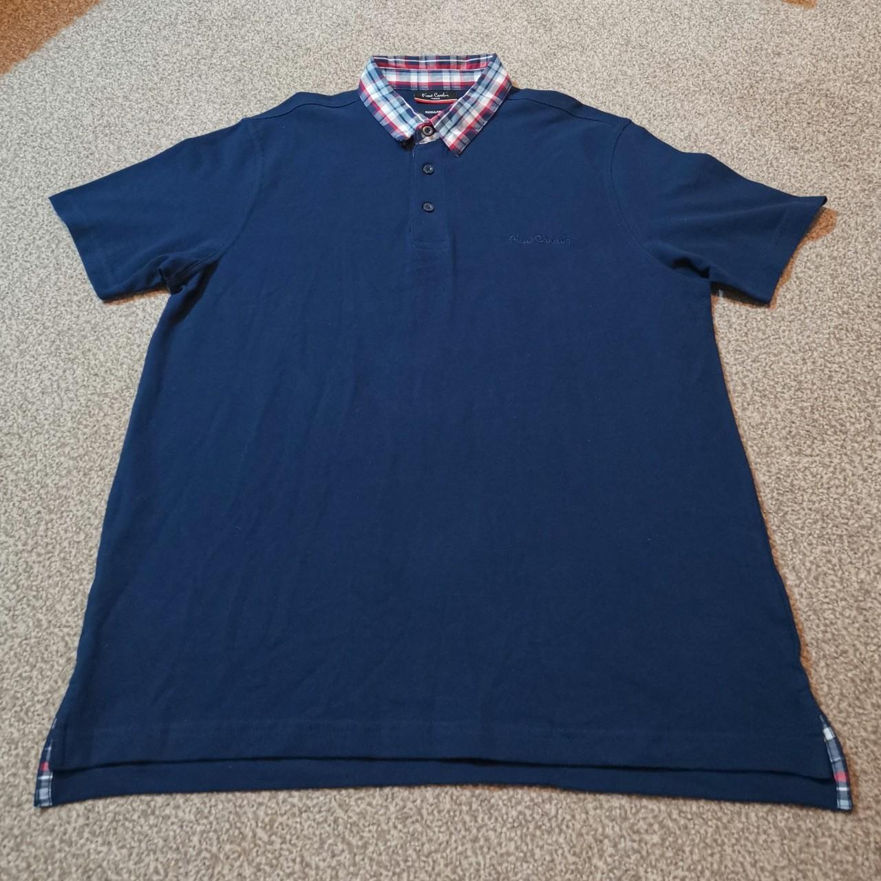 Men's Blue and Red Shirt | Depop