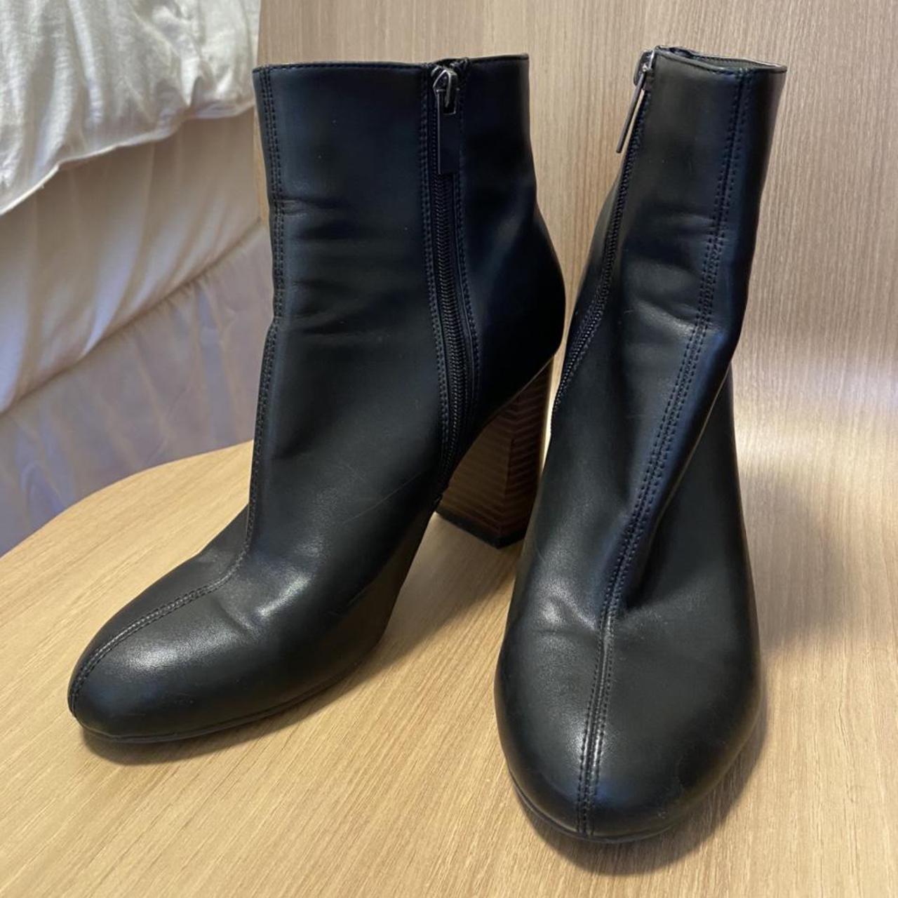 merona black ankle boots