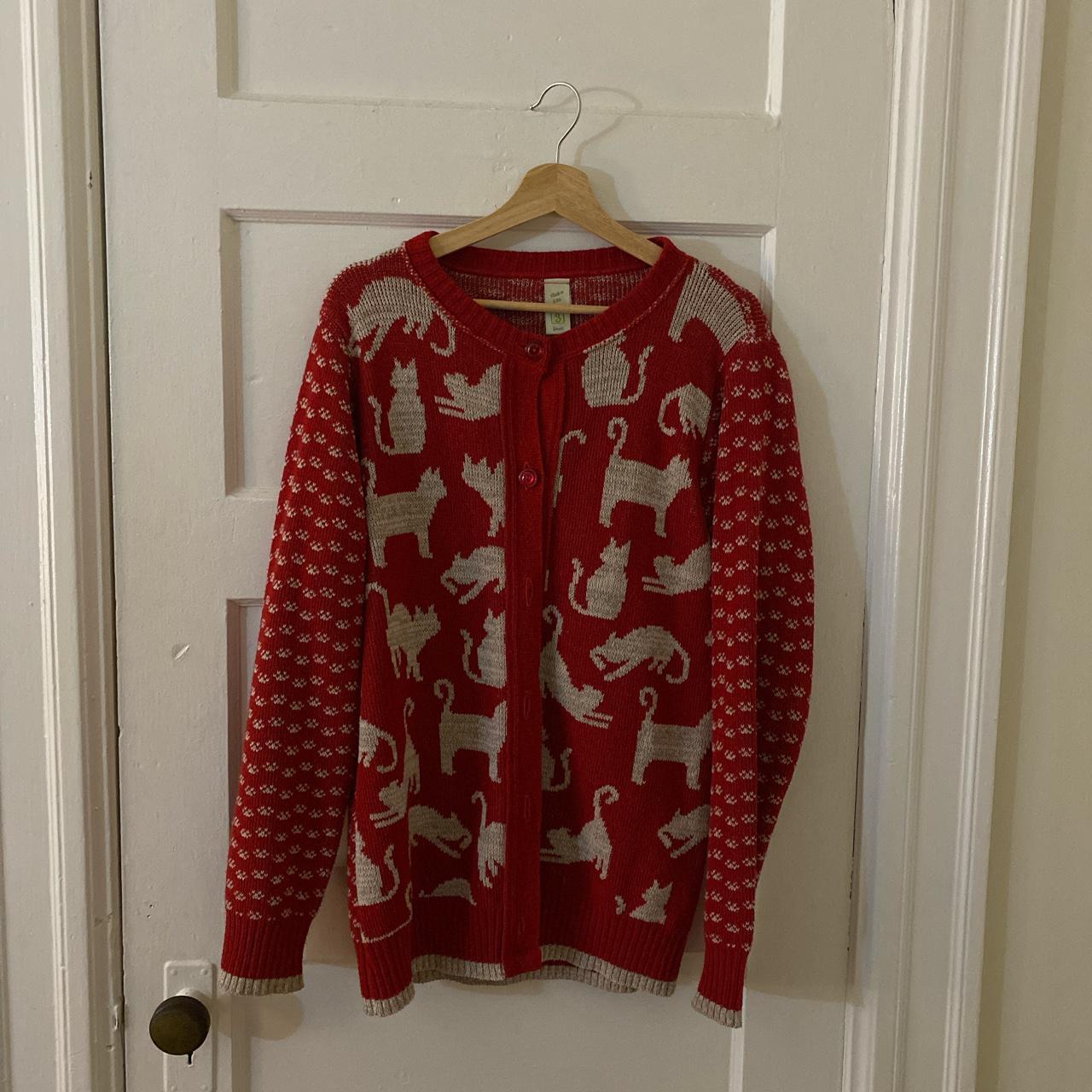 The most adorable vintage cat sweater! It’s super... Depop