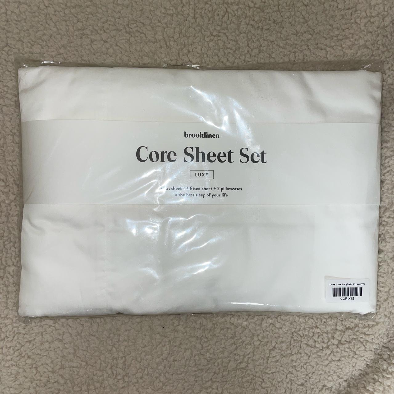 Brooklinen Twin XL Luxe Core Sheet Set. Brand new... - Depop