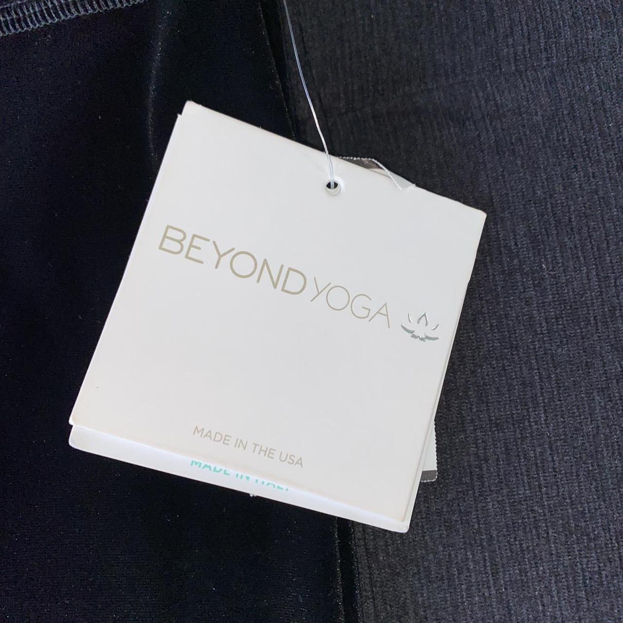 BEYOND YOGA black velvet leggings brand new with... Depop