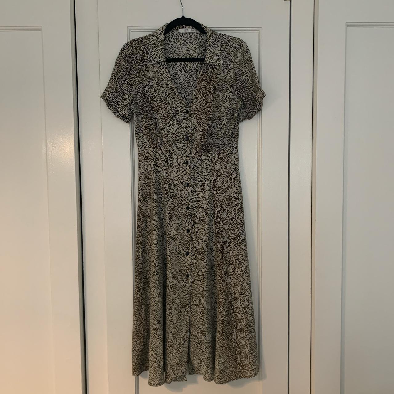 Lovely easy Mango animal print dress - Depop